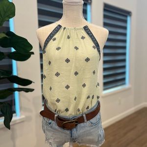 Halter top light green